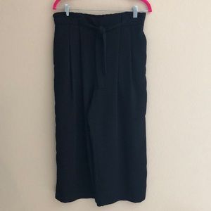 ZARA Pull-On Elastic Waist Cropped Pants